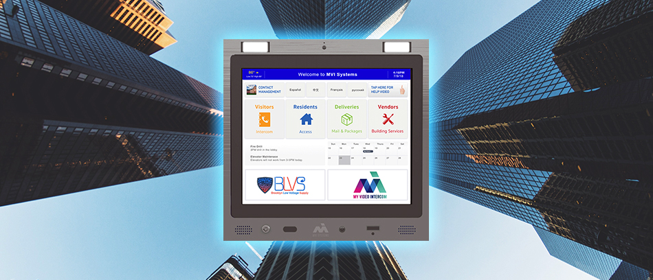 mvi keycom system with skyscrapers in background