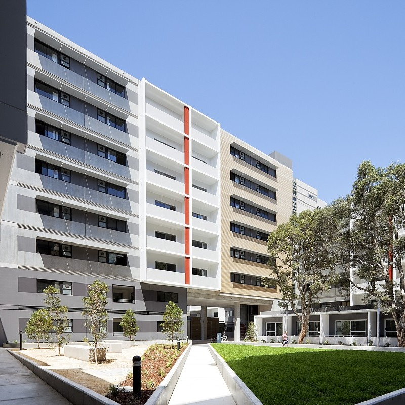 well maintained apartment complex