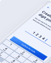 white cell phone featuring the mvi app