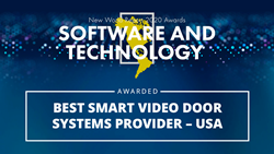 best smart video door systems provider in usa award