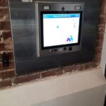mvi keycom mounted brick on wall